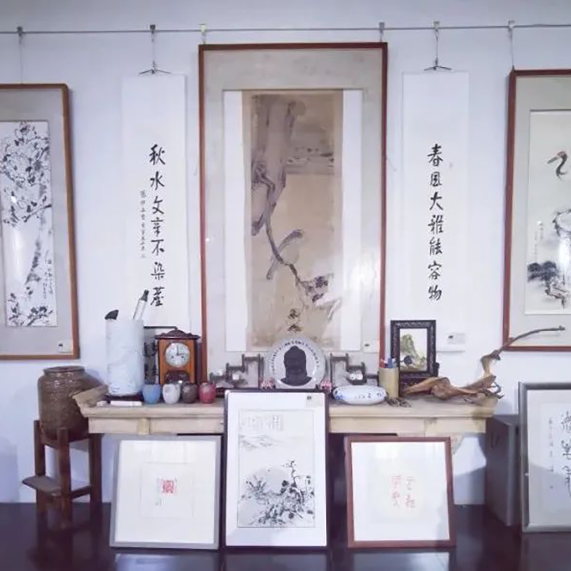 青岛秋宝斋指墨画博物馆照片与代表馆藏