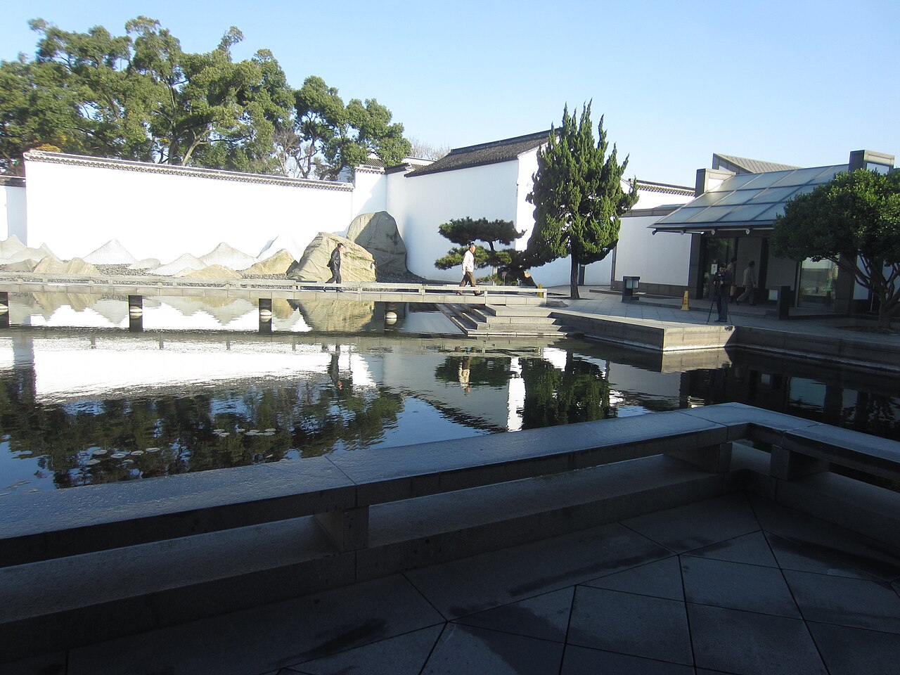 Suzhou Museum courtyard